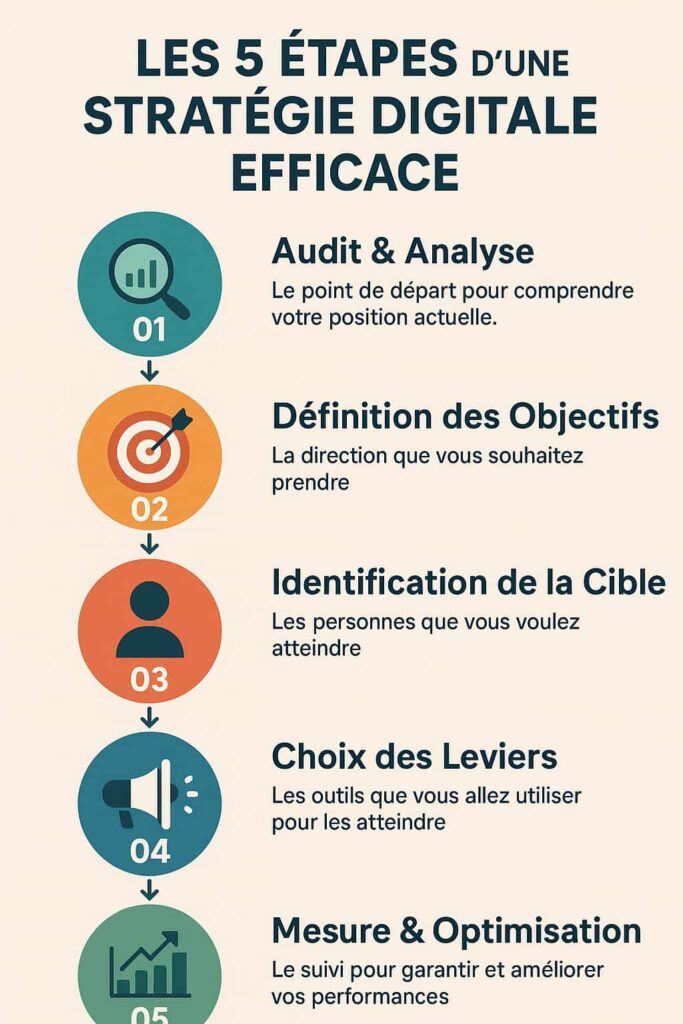 Infographie : Développer une Stratégie Digitale